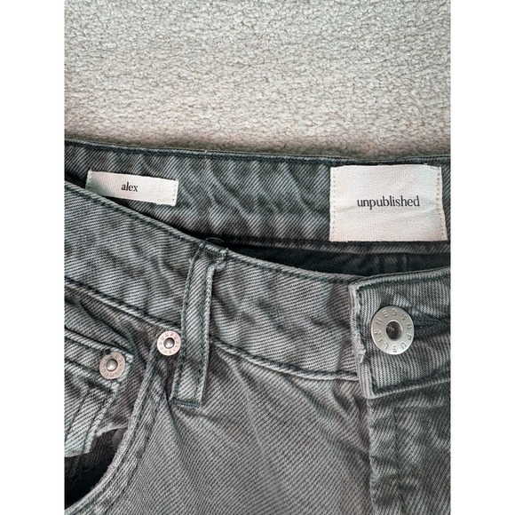 Anthropologie Green Wide Leg Pants - Picture 3 of 14